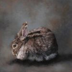 Pumpernickel, 2020. Oil on panel. 10" x 10". Artist: Anne-Marie Kornachuk.